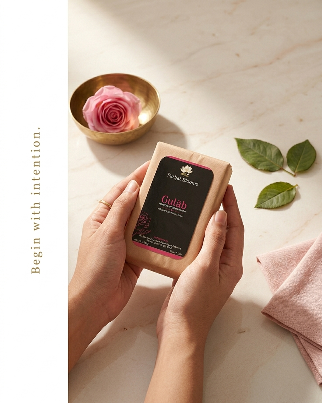 Gulāb Handcrafted Bath bar