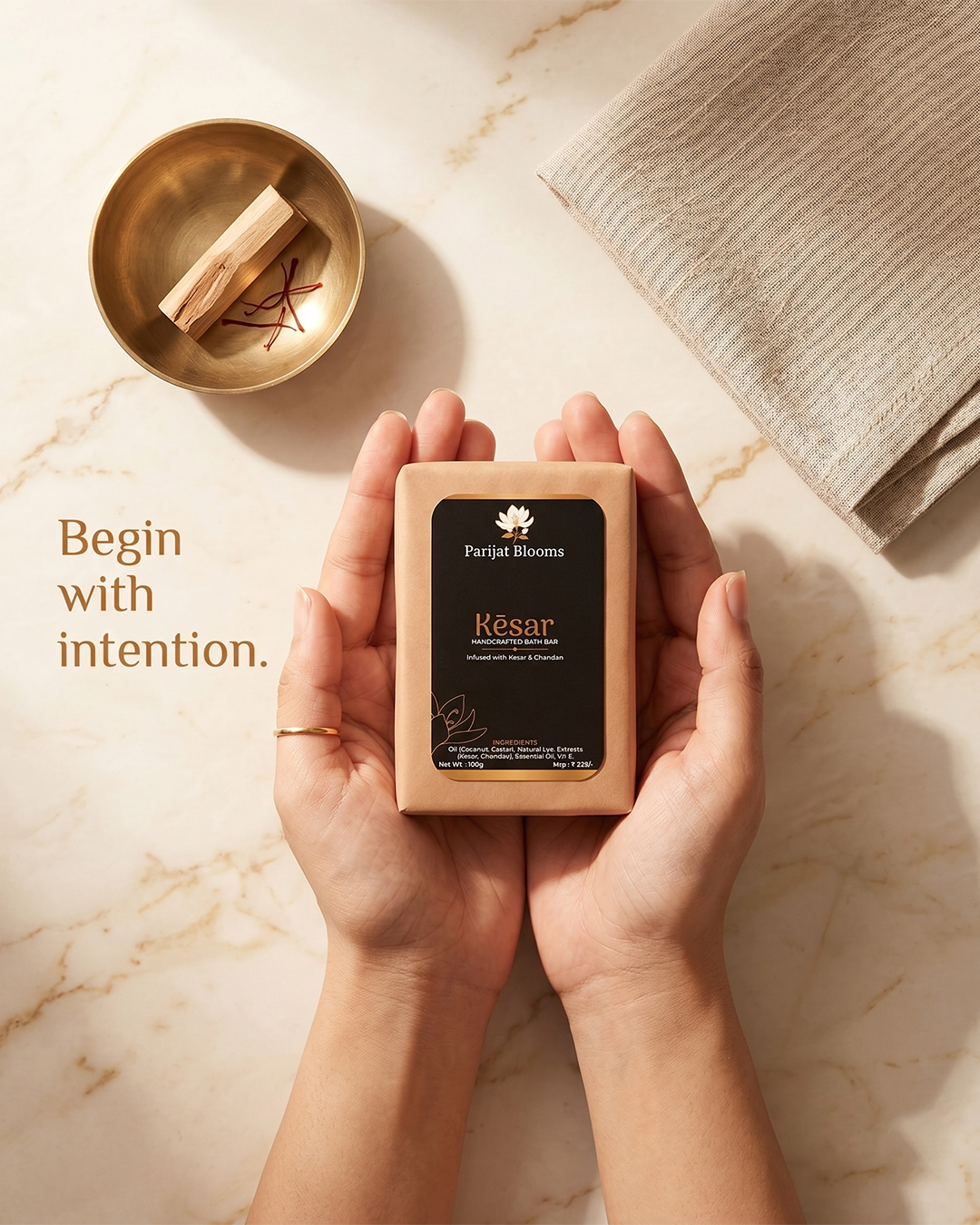 Kēsar Handcrafted Bath Bar