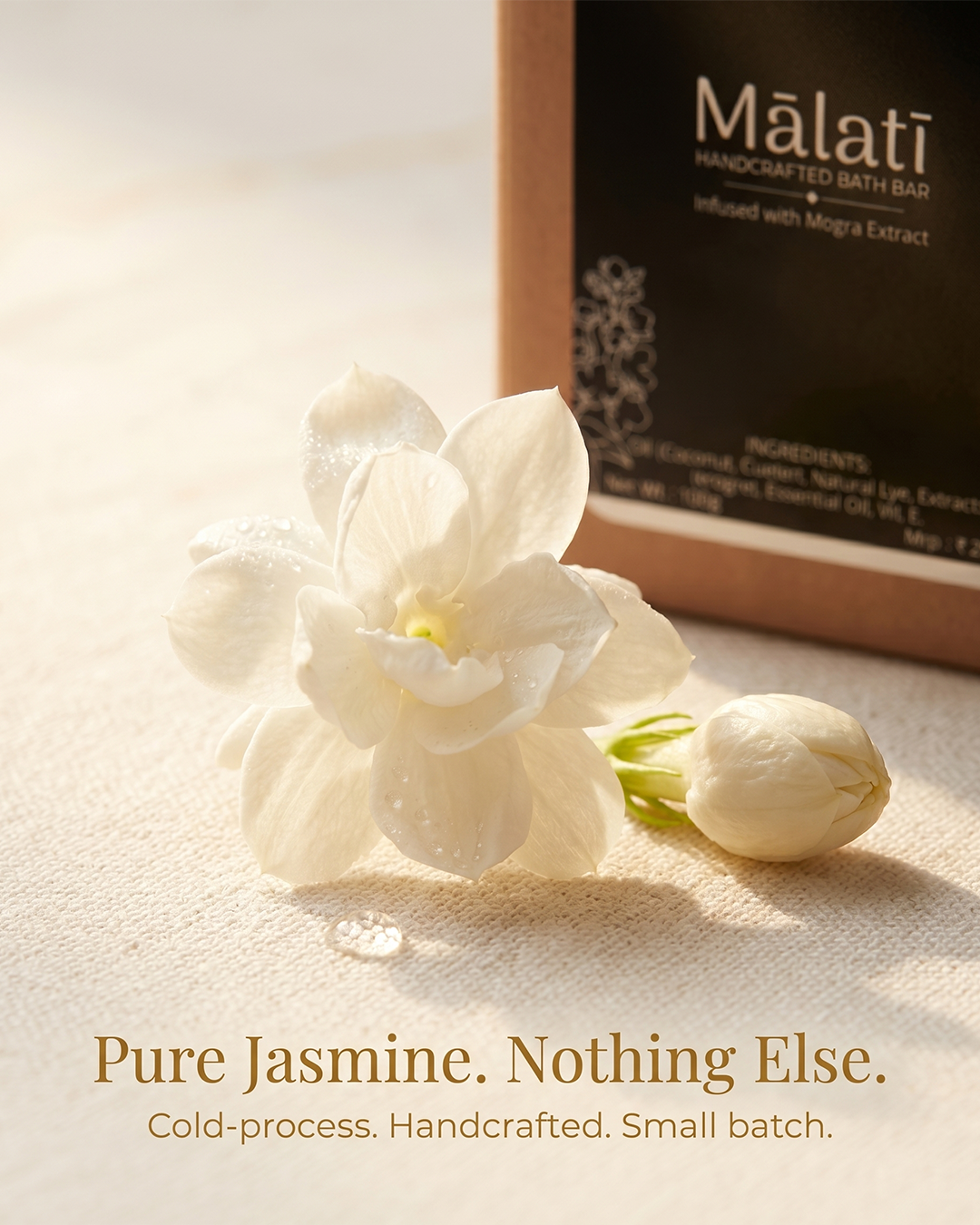 Mālatī Handcrafted Bath Bar