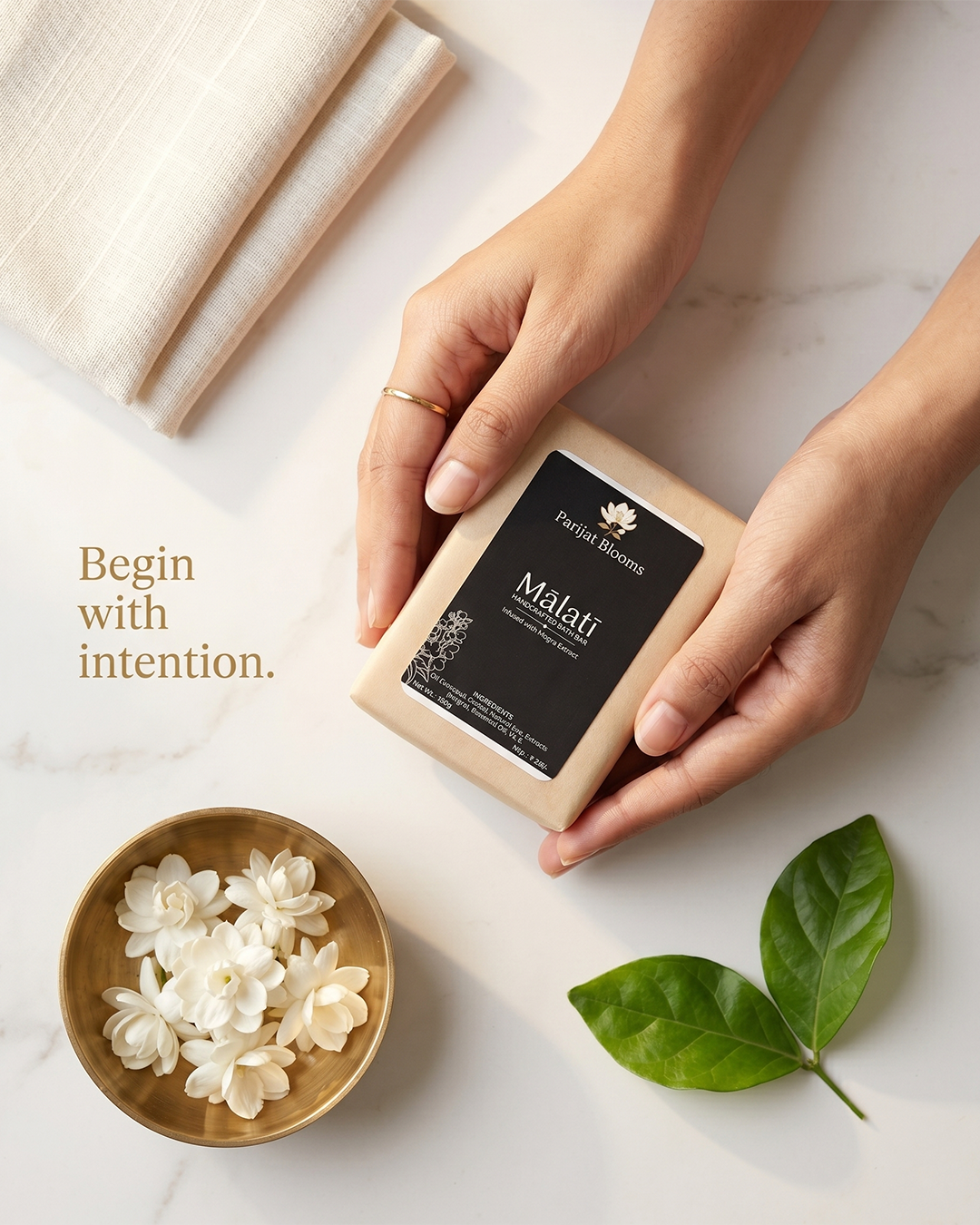 Mālatī Handcrafted Bath Bar