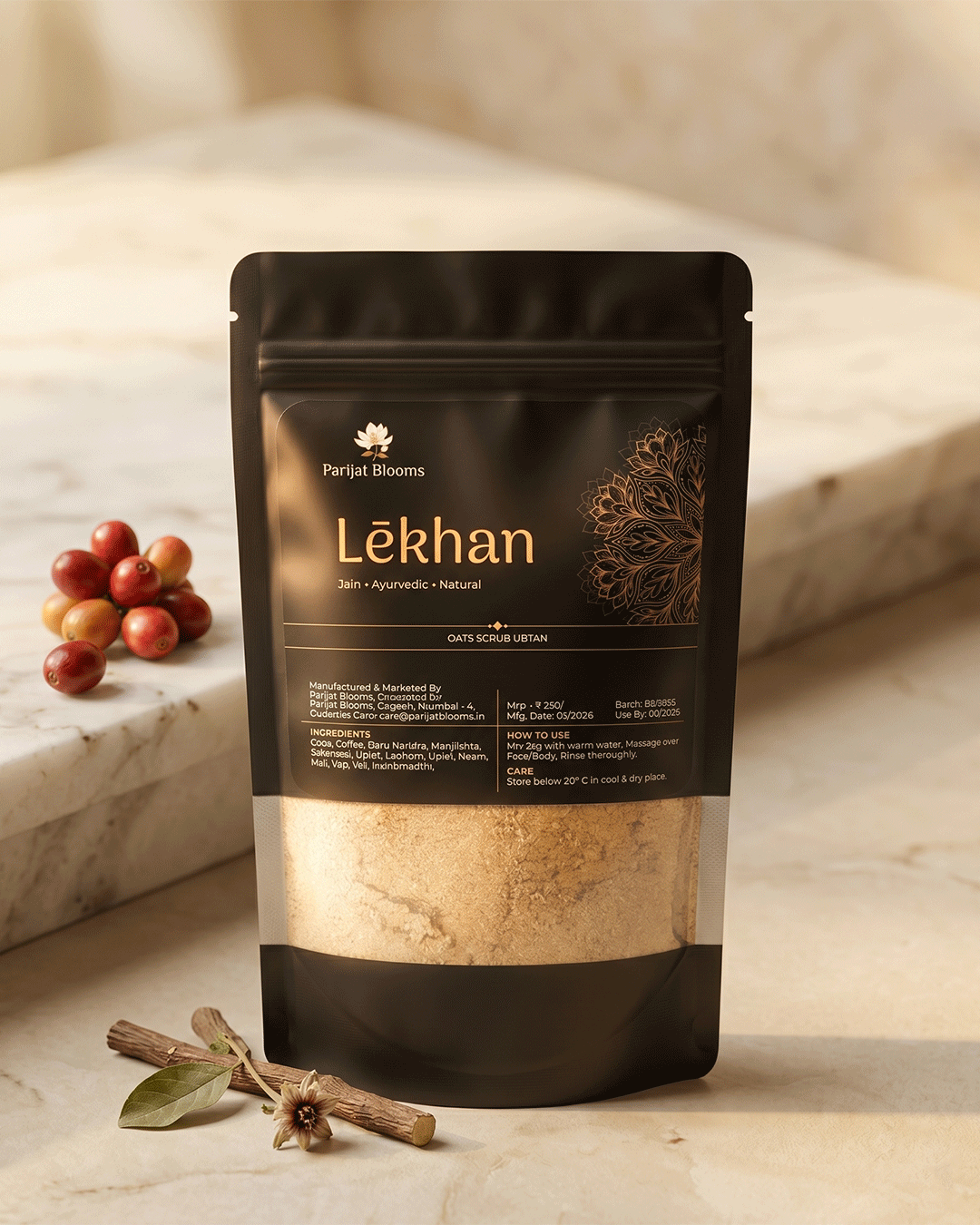 Lēkhan Coffee Oats Exfoliating Skin Mask
