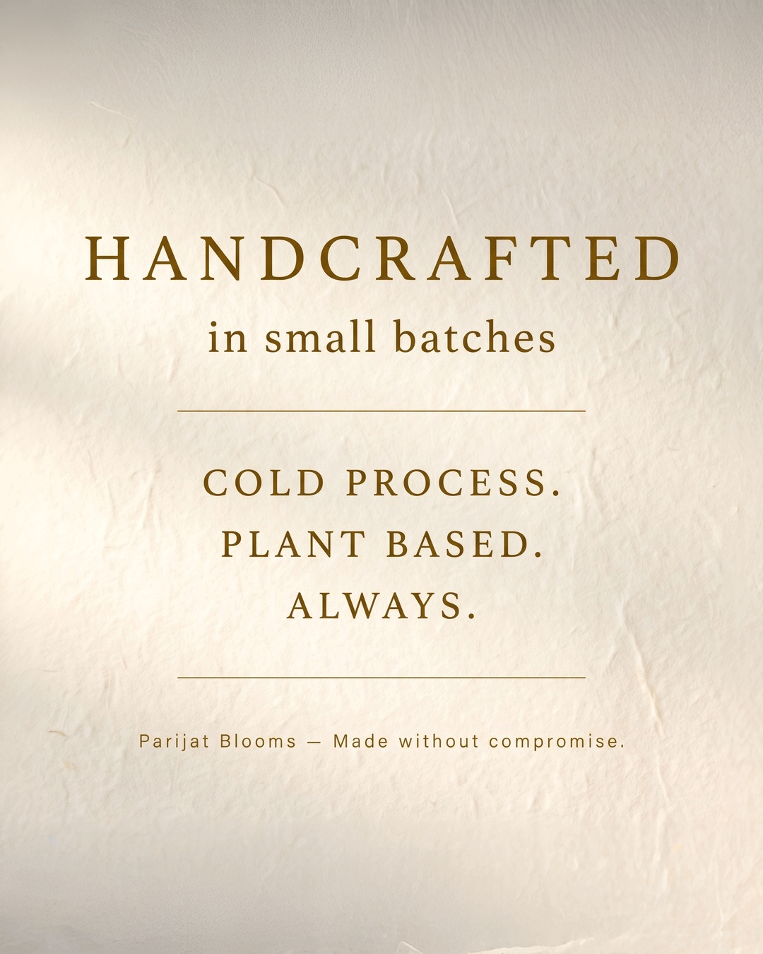 Malati Handcrafted Bath Bar handcrafted small batch soap — plant based Jain Vegan natural claims Parijat Blooms India