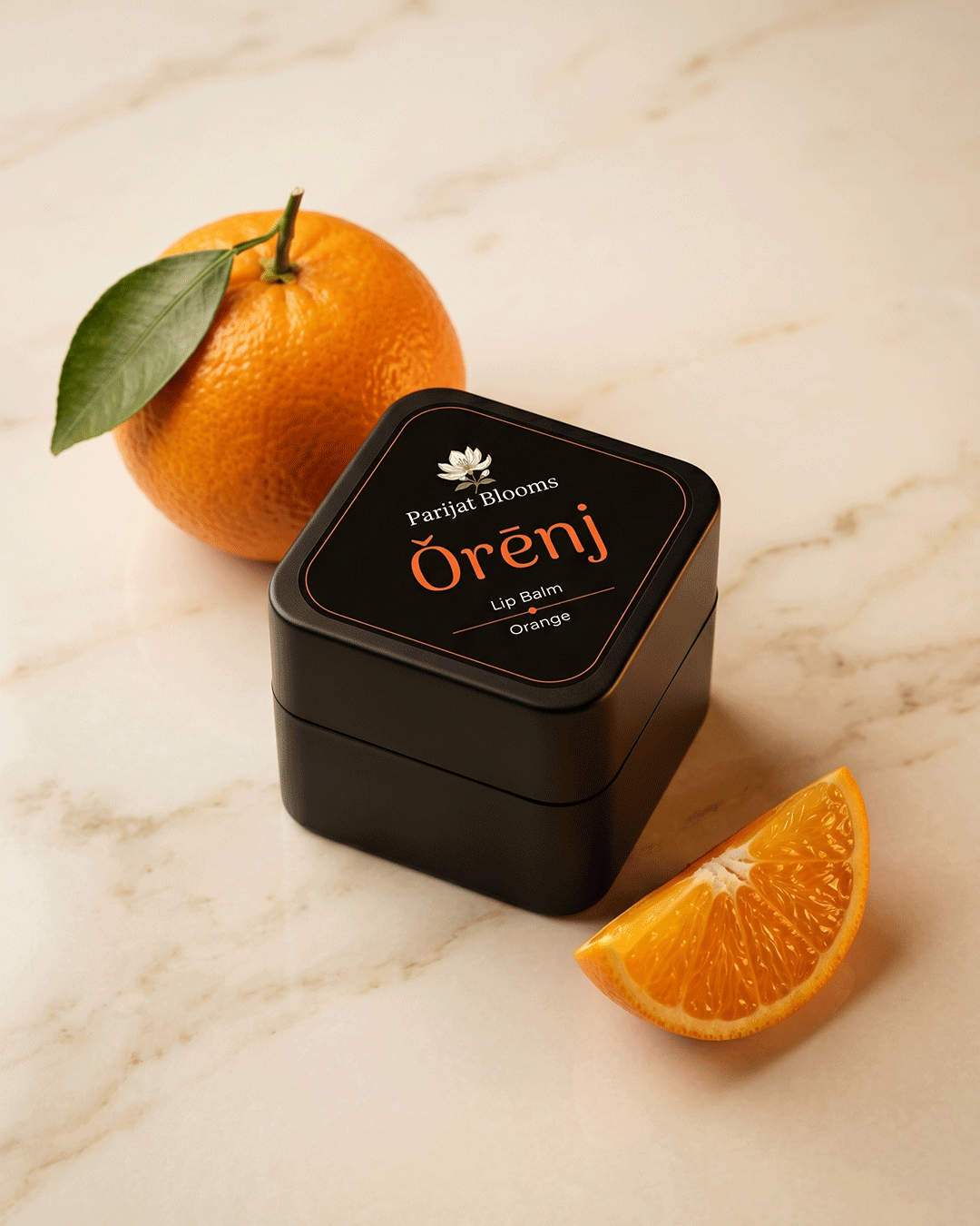 Ōrĕnj Orange Lip Balm