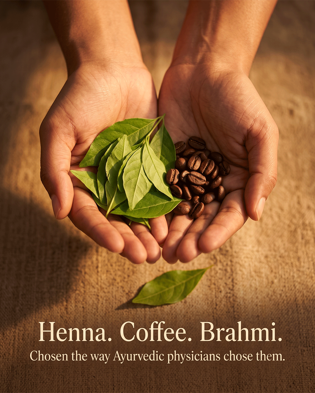 Henna and coffee source and craft — small batch copper tone hair pack Parijat Blooms