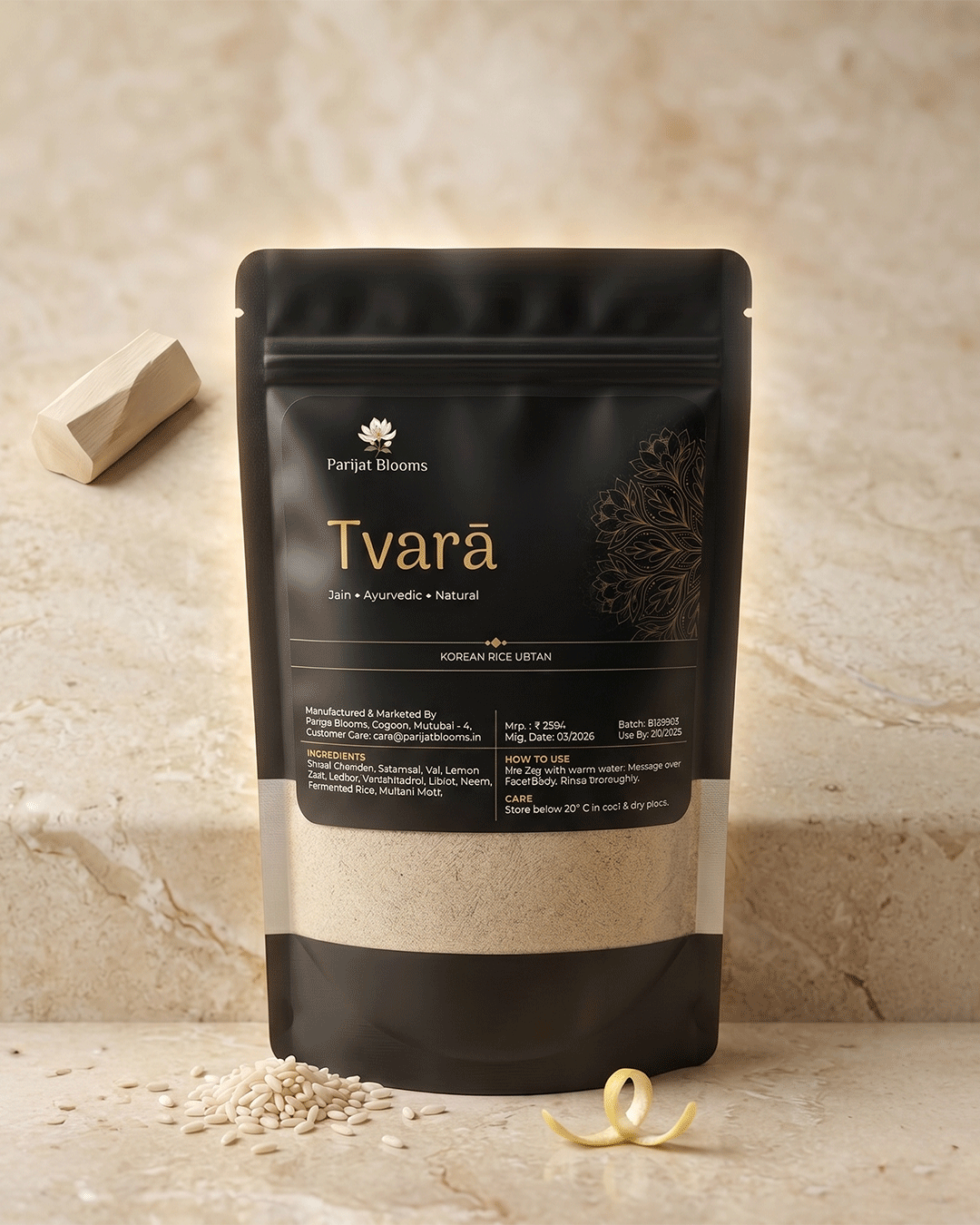 Tvarā Korean Rice Skin Mask