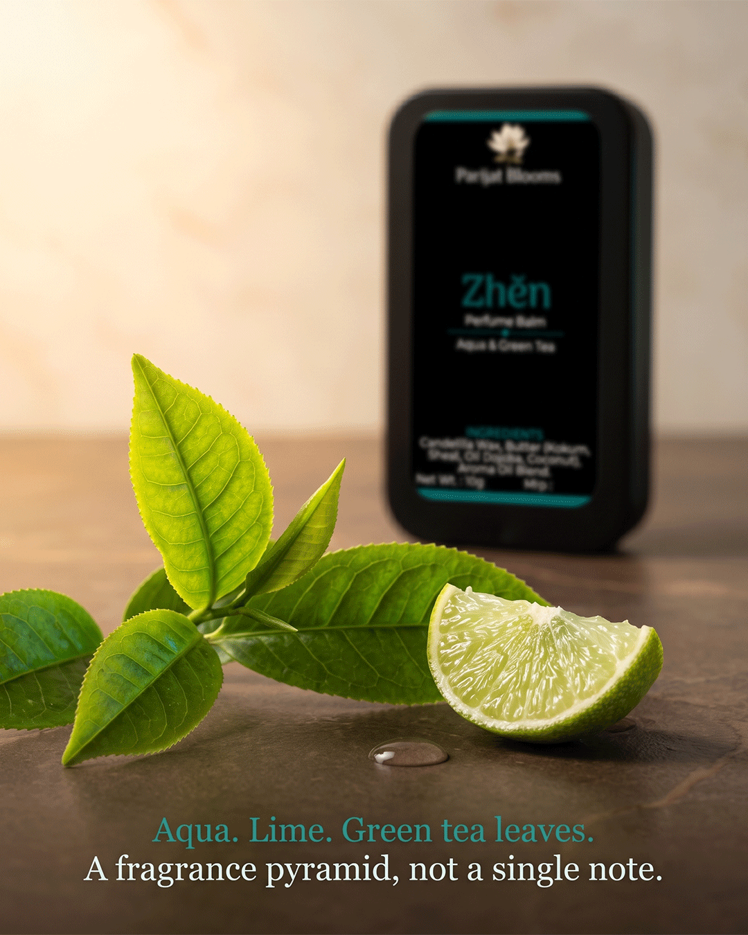 Zhĕn Aqua Green Tea Perfume Balm