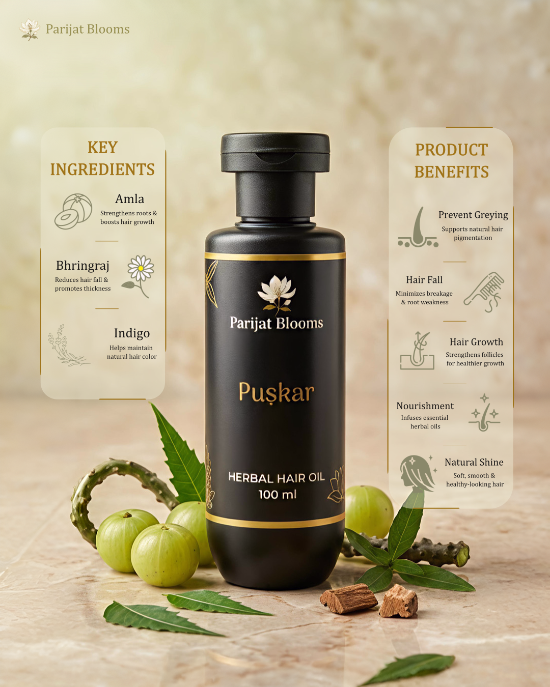 Puskar Anti Greying Hair Oil